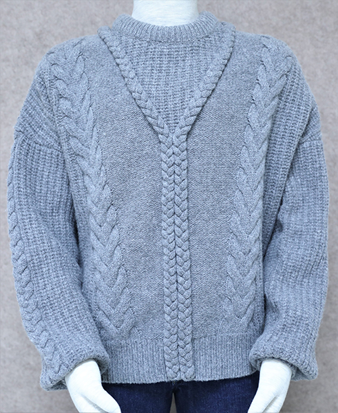 Crew Neck 3D Cable PO