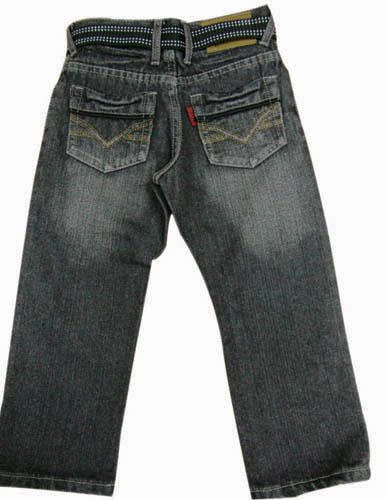 Boy's Fancy Jeans with Belt