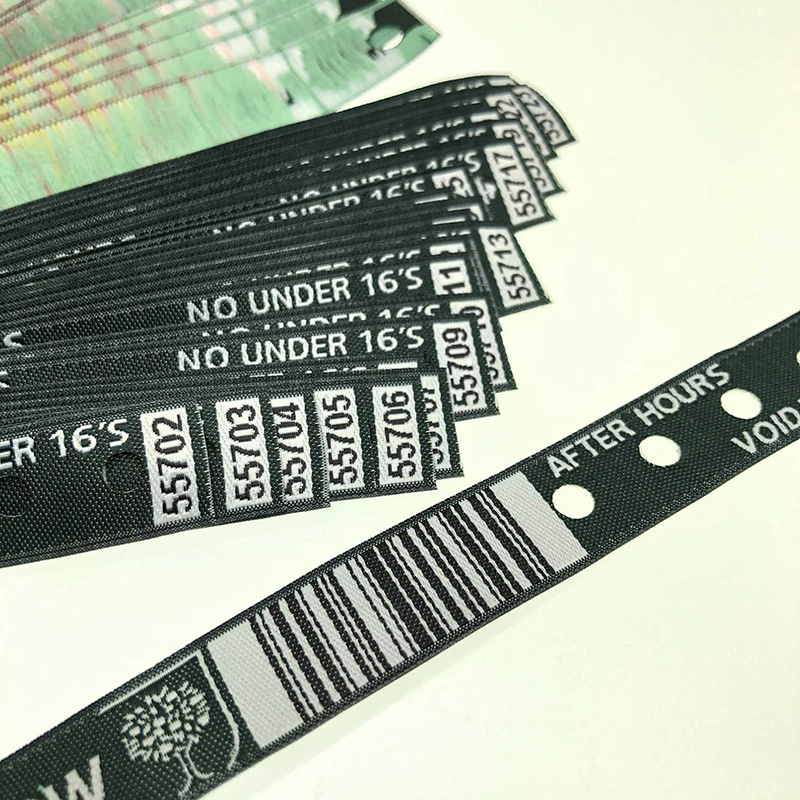 Barcode Woven Labels