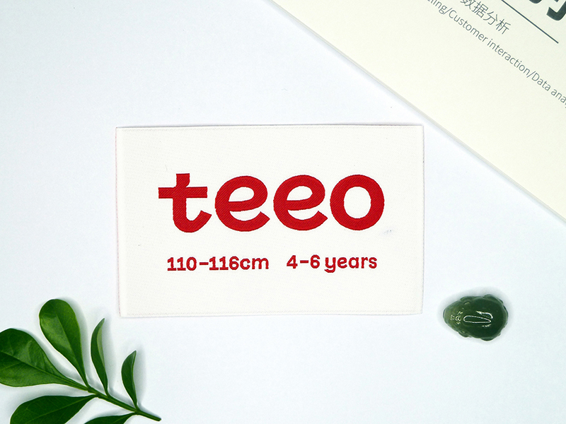 Semi-Satin Woven Label