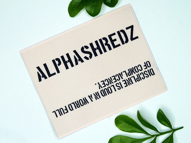 Semi-Satin Woven Label