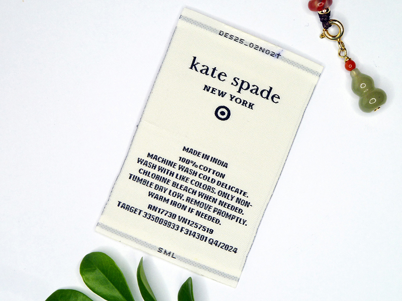 Semi-Satin Woven Label