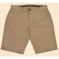 Woven Chino Short, Taping Inside Waistband, French Fly