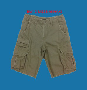 Twill cargo shorts