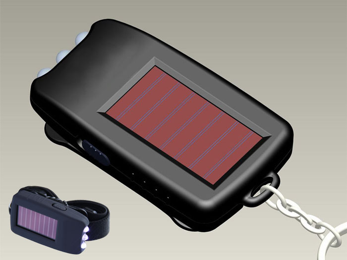 Promotional Solar Keychain