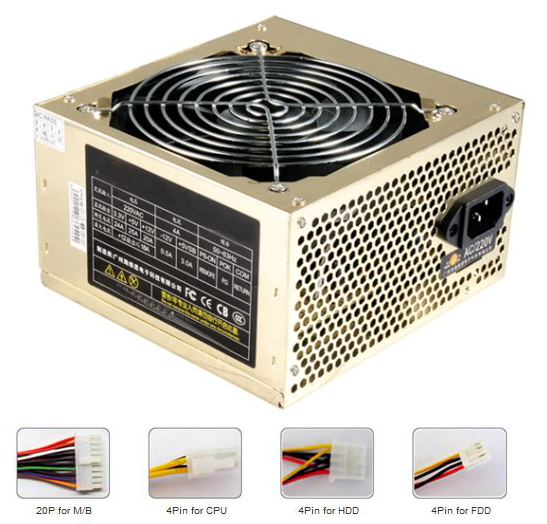 High Efficiency Power Supply 500w