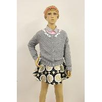 Neck Lace Trim Cardigan