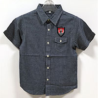 Summer 2018 Boy's 100% Cotton Slim Fit Short Sleeve Soft Touch Woven Shirt