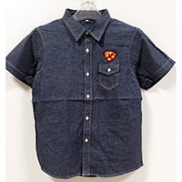 High Quality Direct Buy China Kid's 100% Cotton Denim Short Sleeve Casual Shirt