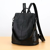Modern Girl Real Leather Backpack