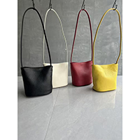 Handmade Soft Leather Fashion Colored Bag