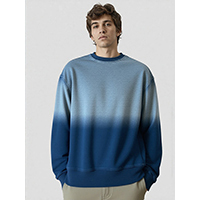 Unisex Soft Handfeel Recycle Material Dip Dye Knitwear