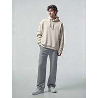 Unisex Thick Air Spray Sponge Knitted Hoodie