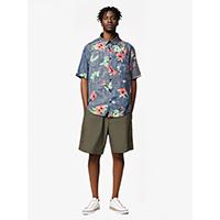 Mens Causal 3D Paff Printing Aloha Beach Shirt