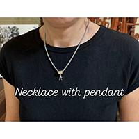 Jewelry Jewellery And Accessory Mechanical Vacuum Plating Stainless Steel Necklace With Pendant