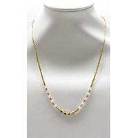 Jewelry Jewellery Handcraft Vacuum Plating Stainless Steel Necklace With Pearls