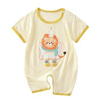 Toddler Carton Print Anit-Bacterial Cotton Jump Suit