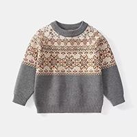 Kids 100 Super Fine Merino Wool Classic Jacquard Knitwear