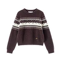 Kids Pure Machine Washable Merino Wool Jacquard Knitwear