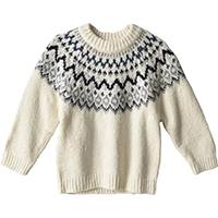 Unisex For Kids Pure New Wool Easy Care Knitted Pullover