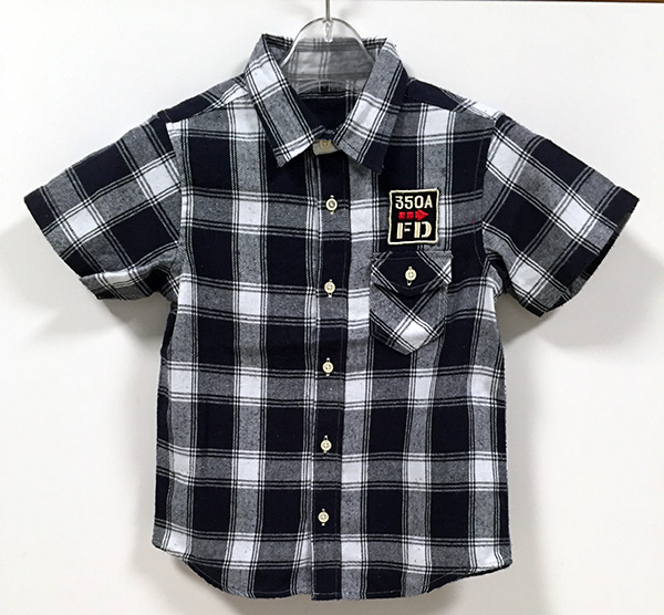 Spring 2018 Best Price Boy's 100% Cotton Cowboy Style Short Sleeve Woven Shirt