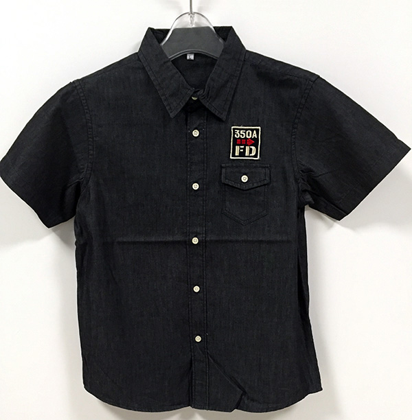 Best Price Boy's Pure Cotton Vintage Cowboy Style Short Sleeve Woven Shirt