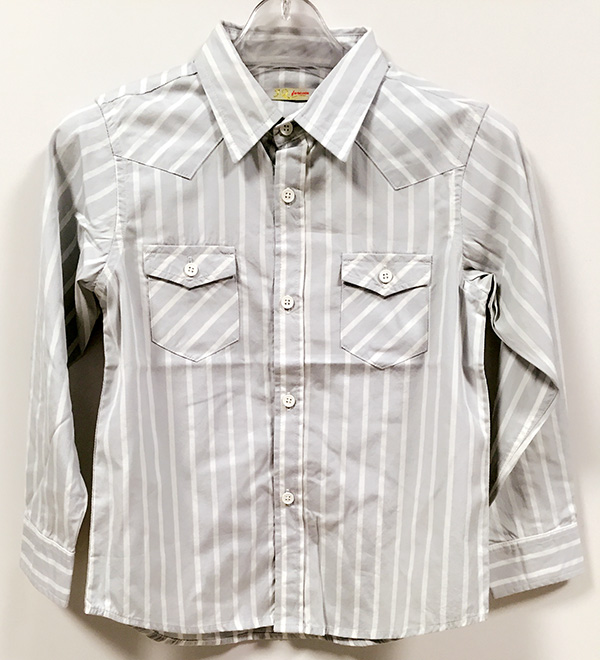 Fall 2018 Boy's 100% Cotton Wholesales Price Long Sleeve Woven Shirt