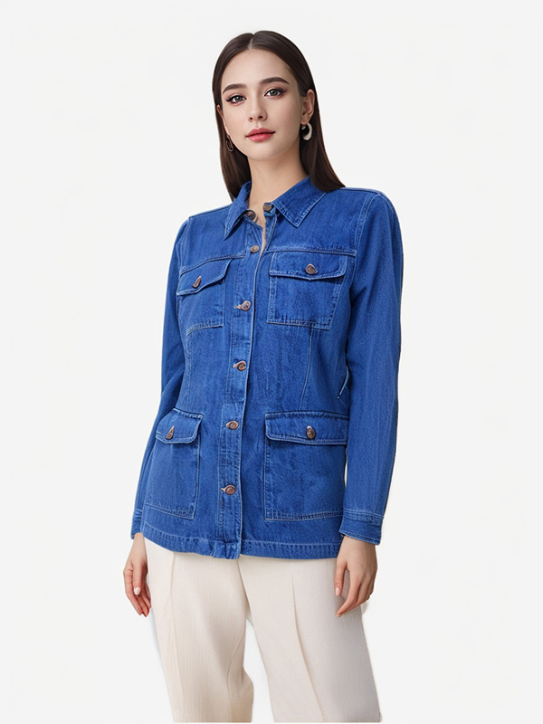 Unisex Classic Denim Wash Shirt