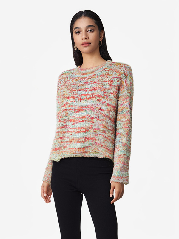 Unisex Heavy Cotton Rainbow Color Knitwear