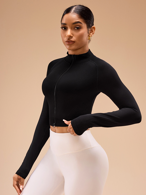 Ladies' Ropa Warm Anit Fade High Supportive Sports Tops