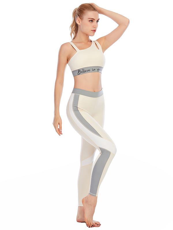 Ladies Sexy Bra Top Sportive Yoga 2 Pieces Sportwear