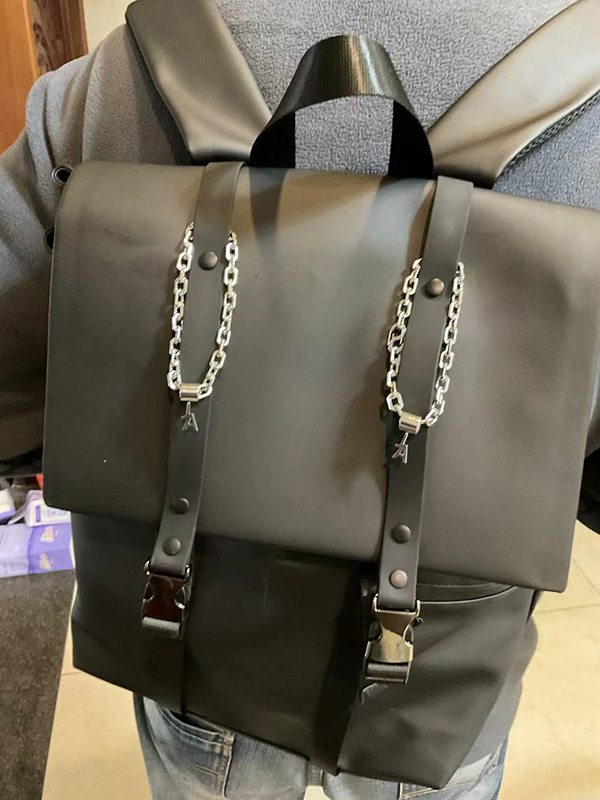 Jewelry /Jewellery And Accessory Vacuum Plating Mechanical Stainless Steel Multi-Purposes Chain With Logo Pendant