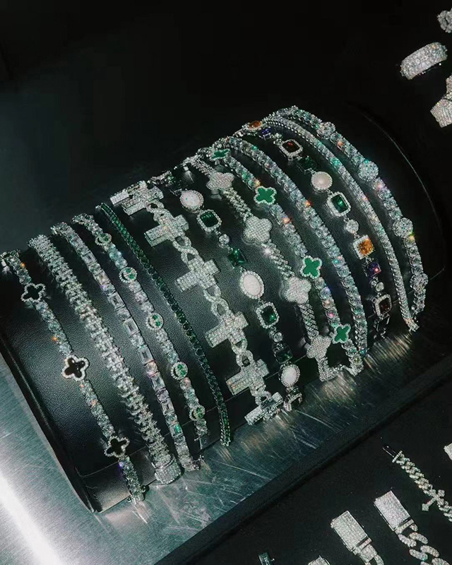 Jewelry /Jewellery And Accessory Handcraftl Stainless Steel Bracelet With Natural Stone Crystal