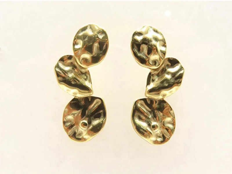 Jewelry Jewellery And Accessory Handcraft Vacuum Plating Stainless Steel Earring