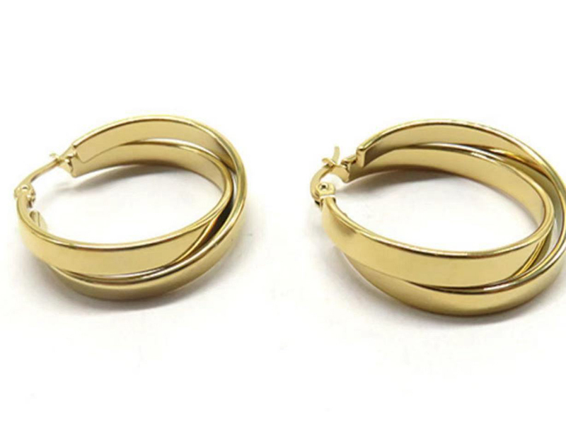 Jewelry Jewellery And Accessory Handcraft Vacuum Plating Stainless Steel Earring