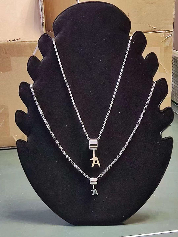 Jewelry Jewellery And Accessory Mechanical Vacuum Plating Stainless Steel Necklace With Logo Pendant