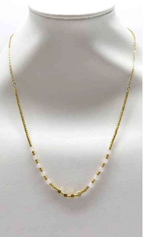 Jewelry Jewellery Handcraft Vacuum Plating Stainless Steel Necklace With Pearls