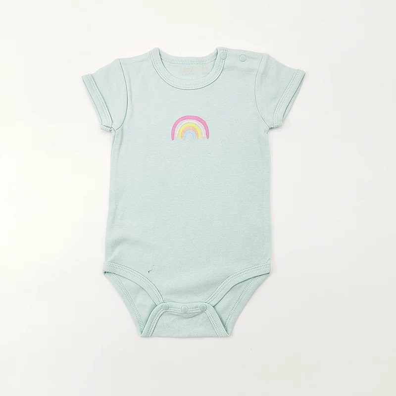 New Born Baby Carton Print Anit-Bacterial Cotton Jumper