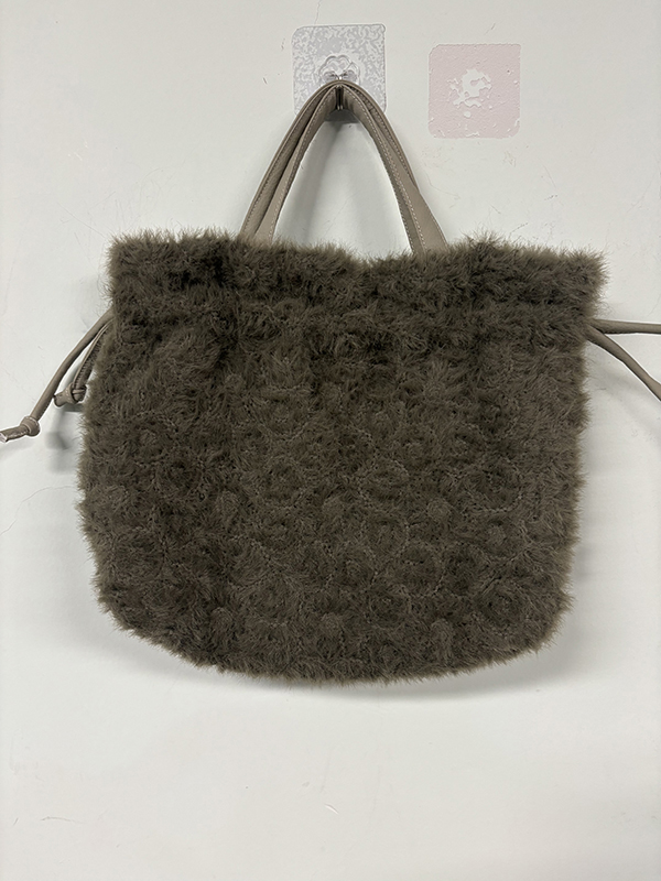 Fur Rose Crotchet Small Bag