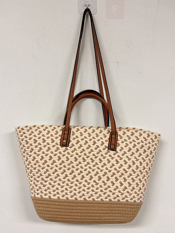 Hand Crotchet Bamboo Knitted Bag