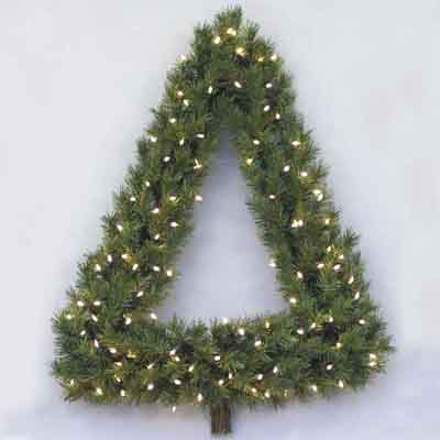 Christmas Tree Wreath (Large)