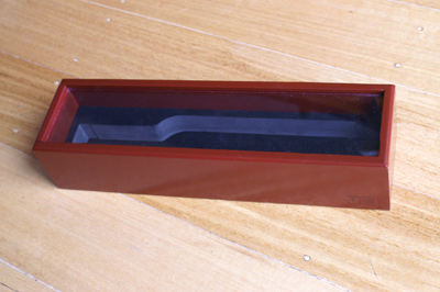 n, Gloss and stained timber gift box