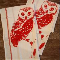 Hand Printed Linen Tea Towel