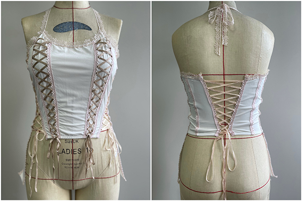 LADIES' KNITTED CORSET