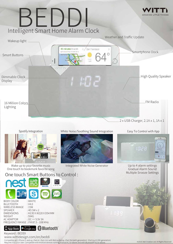 Intelligent Smart Home Alarm Clock