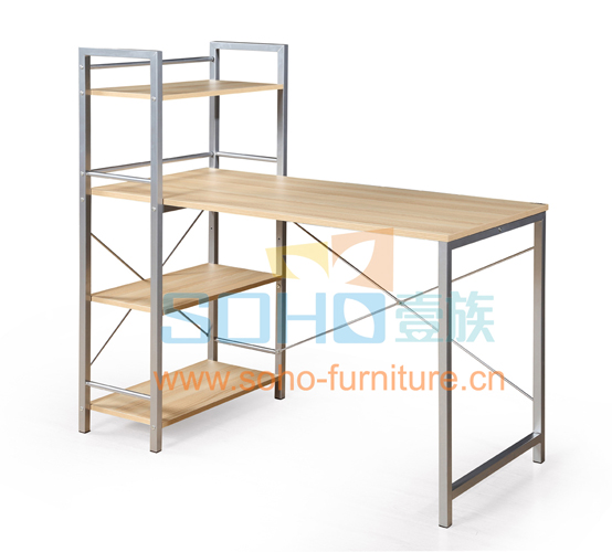 wooden computer table