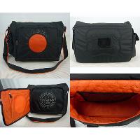 Nylon Black With Shoulder Strap Waterproof Messenger Cyclo Bag