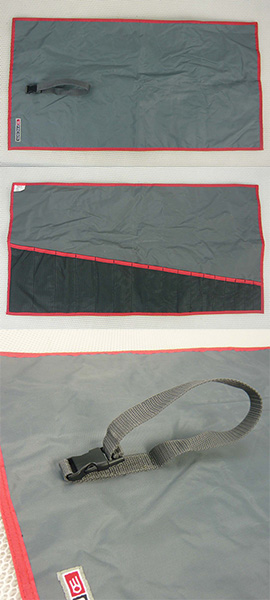 Nylon Grey SR Plastic Buckle Closure Elastic Binding Durable Tool Case