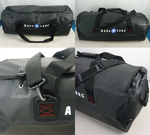 Tarpaulin PVC Black Zipper Closure With Handles Durable Waterproof Dive Bag