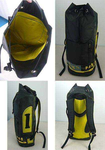 35L Black Tarpaulin Drawstring-Style Durable Waterproof Unbreakable Welded Tool Case